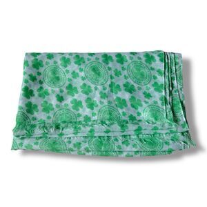 St. Patrick’s Day Green Rectangular Scarf 36" X 28" Soft Women Scarve